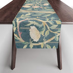 William Morris Vintage Melsetter Indigo Rose  Table Runner Gallery Image 1