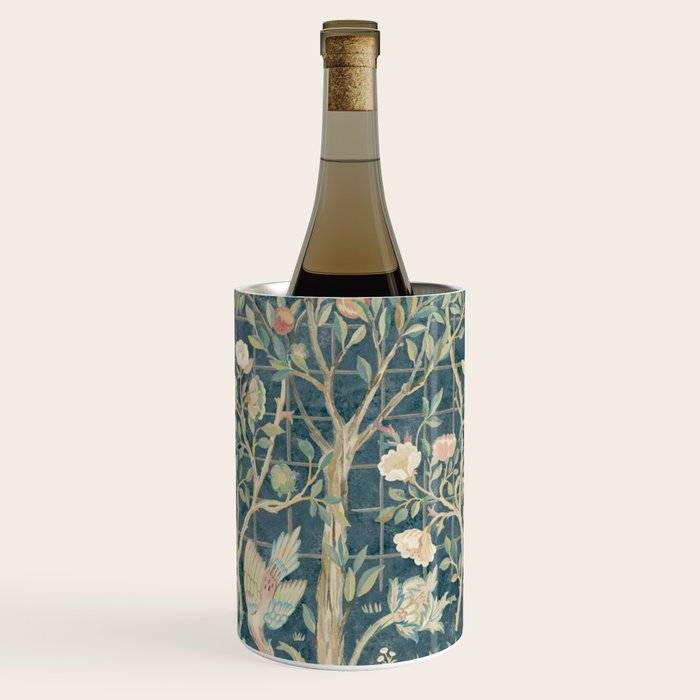 William Morris Vintage Melsetter Indigo Rose  Wine Chiller Gallery Image 3