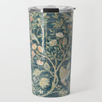 William Morris Vintage Melsetter Indigo Rose  Travel Mug Gallery Image 1