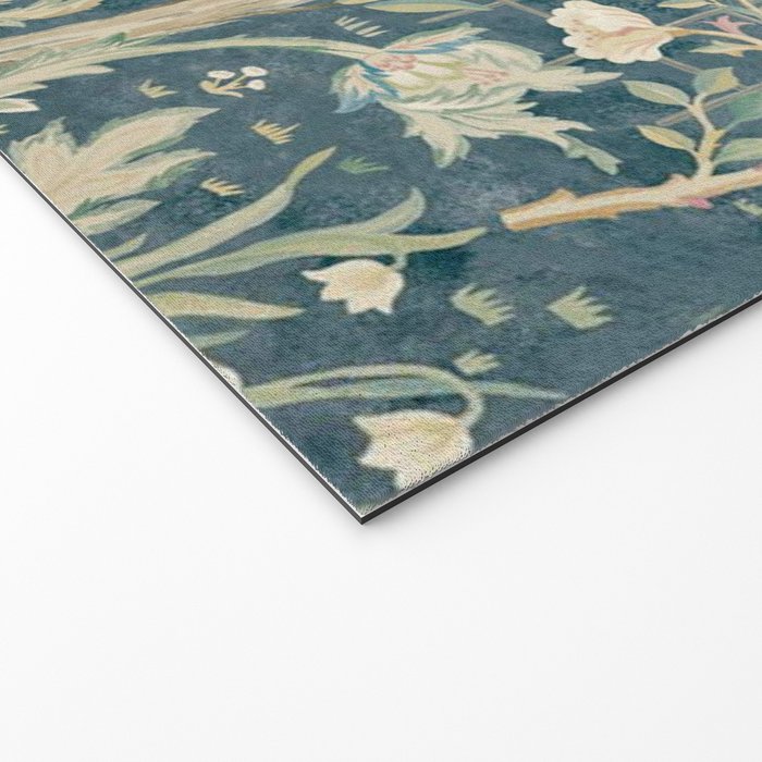 William Morris Vintage Melsetter Indigo Rose  Welcome Mat Gallery Image 2