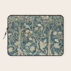 William Morris Vintage Melsetter Indigo Rose  Laptop Sleeve Gallery Image 1