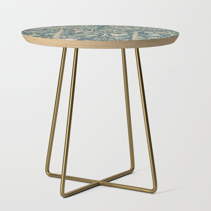 William Morris Vintage Melsetter Indigo Rose  Side Table Gallery Image 1