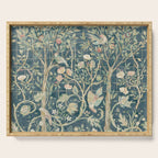 William Morris Vintage Melsetter Indigo Rose  Serving Tray Gallery Image 1