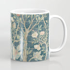 William Morris Vintage Melsetter Indigo Rose  Coffee Mug Gallery Image 1