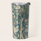 William Morris Vintage Melsetter Indigo Rose  Travel Mug Gallery Image 2
