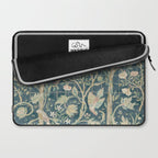 William Morris Vintage Melsetter Indigo Rose  Laptop Sleeve Gallery Image 2