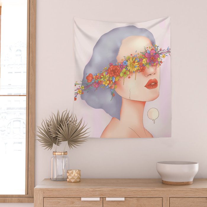 Blinded by Beauty Wall Tapestry Gallery Image 2