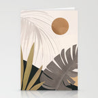 Abstract Art Tropical Leaves 97 Stationery Card Gallery Image 2