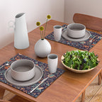 Dragons and Flowers Dark Purple Placemat Gallery Image 2