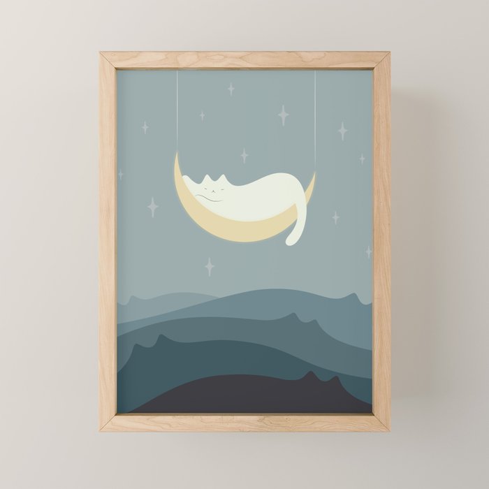Cat Landscape 188 Mini Art Print Gallery Image 1