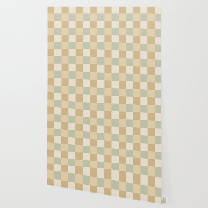 Checkered Multicolor Pattern I Natural Pastel Wallpaper Gallery Image 2
