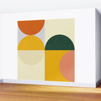 Geometric Abstract Mid Century Modern 3 Wall Mural Gallery Image 2