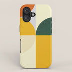 Geometric Abstract Mid Century Modern 3 iPhone Case Gallery Image 1