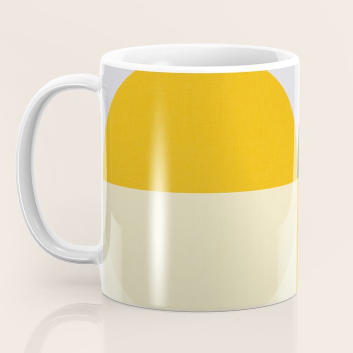 Geometric Abstract Mid Century Modern 3 Coffee Mug Gallery Image 3