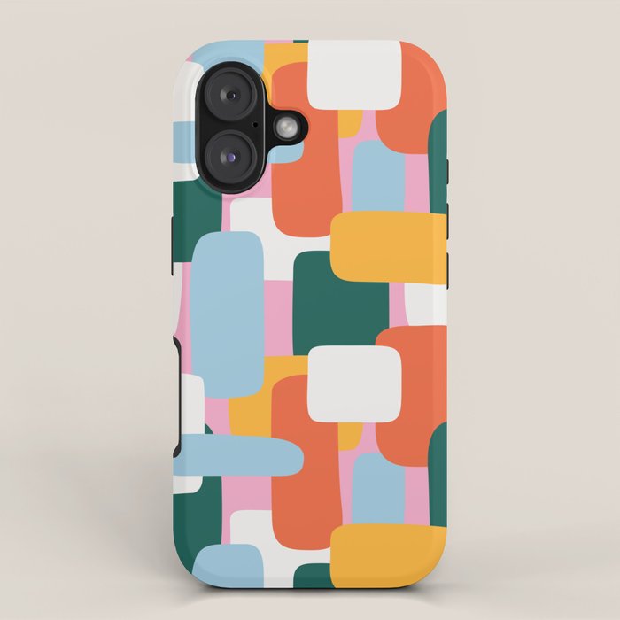 Abstract geometric shape art pattern iPhone Case Gallery Image 1
