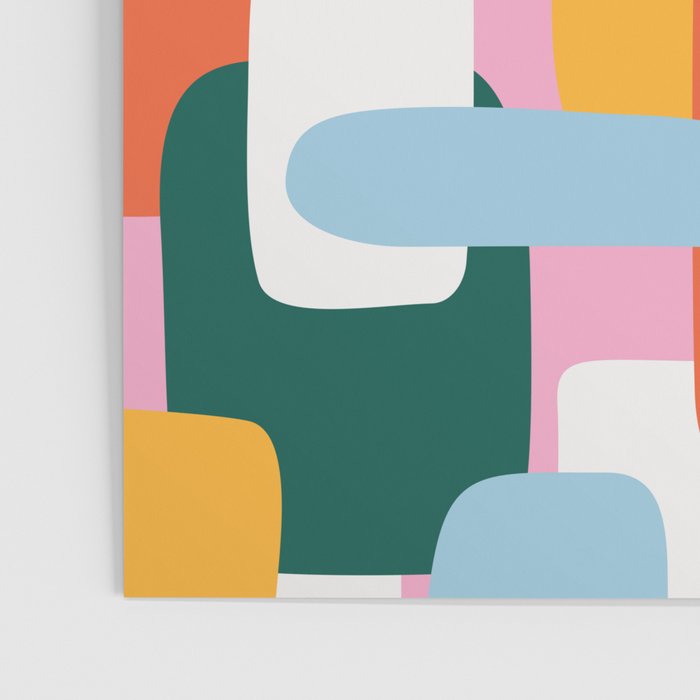 Abstract geometric shape art pattern Poster Gallery Image 3