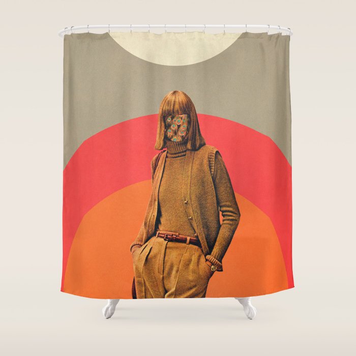 1979 - Annie Retro Collection Shower Curtain Gallery Image 1