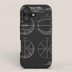 Basketball Patent - Black iPhone Case Gallery Image 1