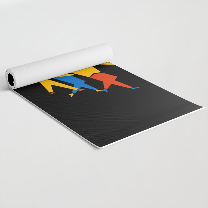 Men | Bauhaus IV: Night Black Edition Yoga Mat Gallery Image 2