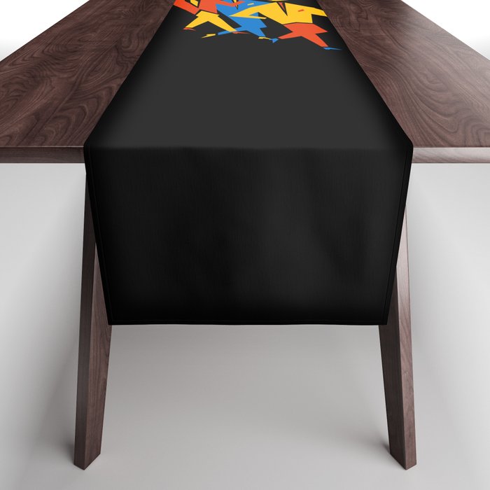 Men | Bauhaus IV: Night Black Edition Table Runner Gallery Image 1