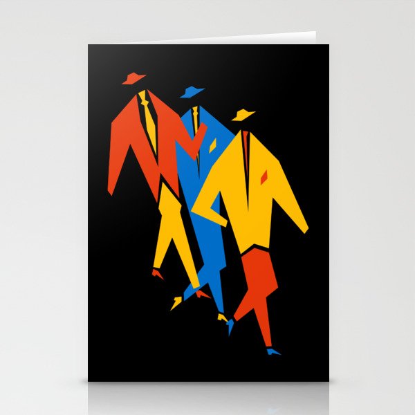 Men | Bauhaus IV: Night Black Edition Stationery Card Gallery Image 2