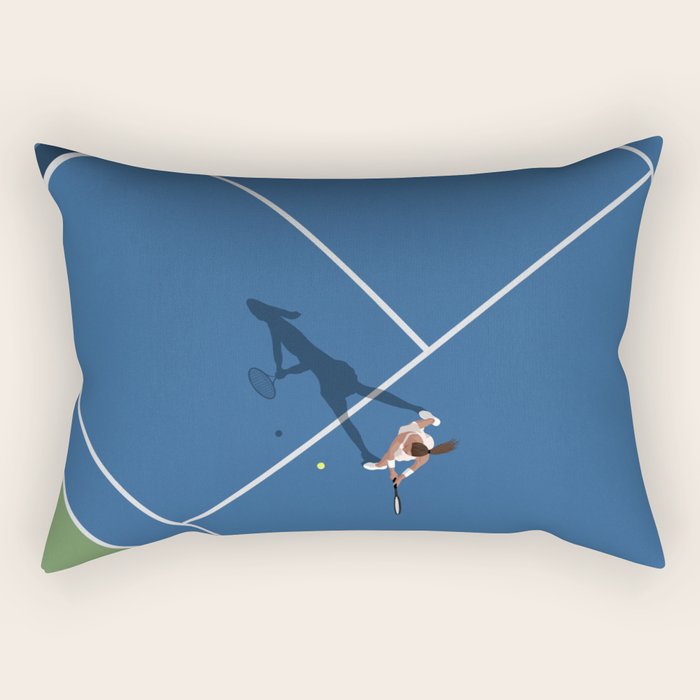 US Tennis Open Rectangular Pillow Gallery Image 1