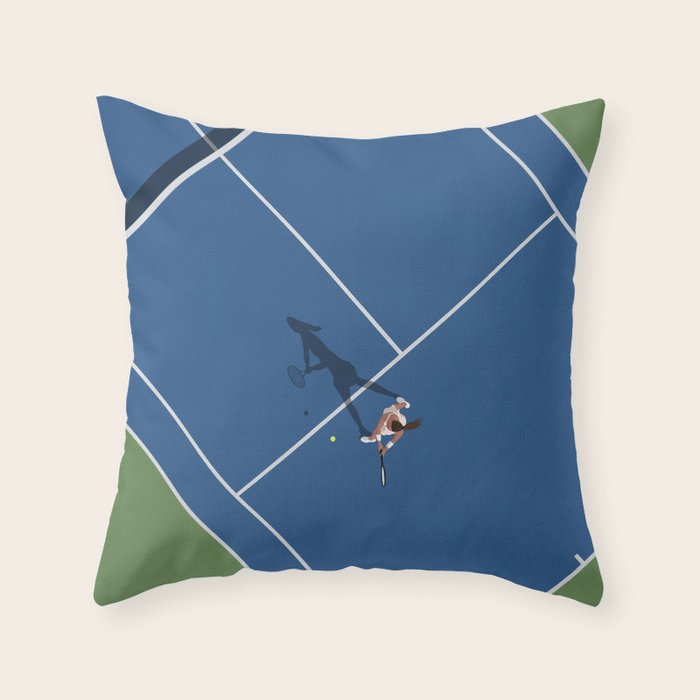 US Tennis Open Throw Pillow Gallery Image 6