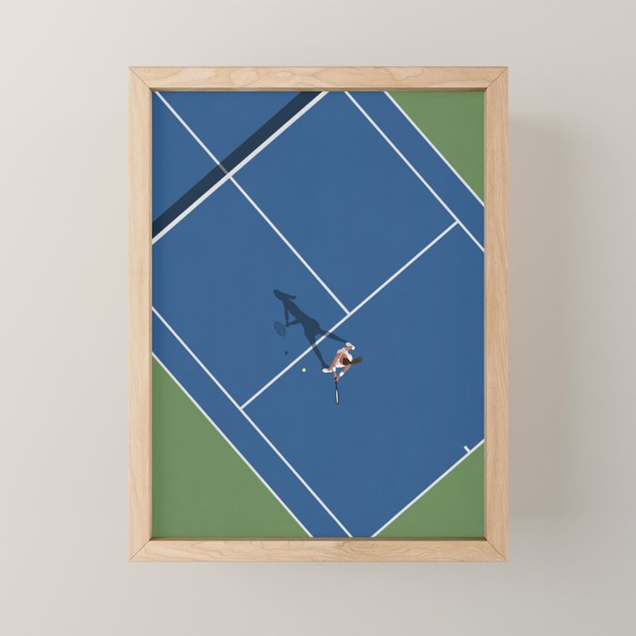 US Tennis Open Mini Art Print Gallery Image 1