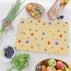 Celestial Star Twinkle in Golden Amber Watercolor Cutting Board Gallery Image 2
