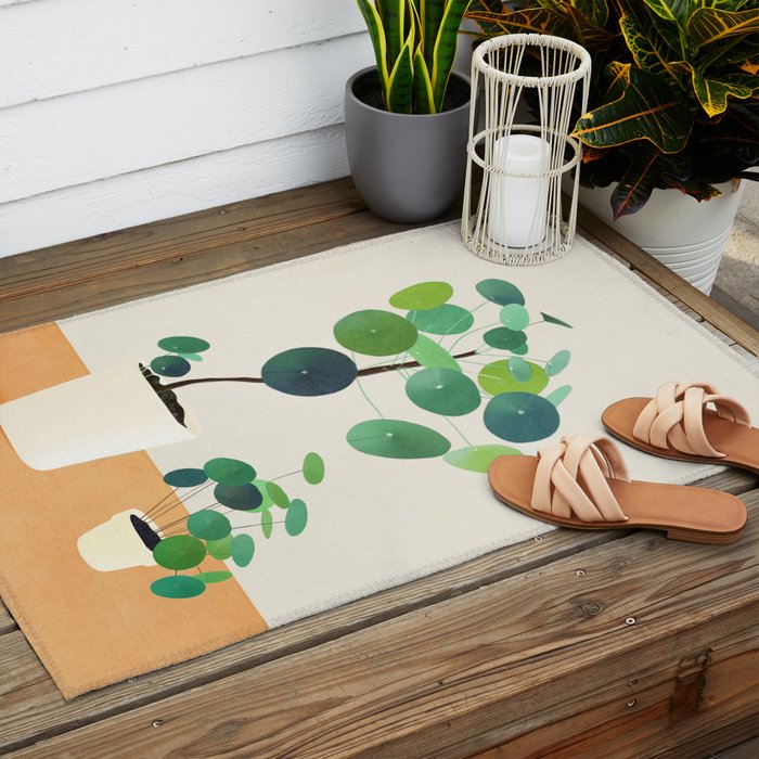 Colorful Branching Out 08 Outdoor Rug Gallery Image 2