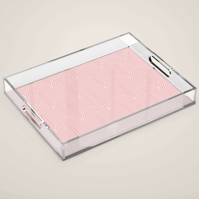 Art Deco Arch Pattern XXV Acrylic Tray Gallery Image 1