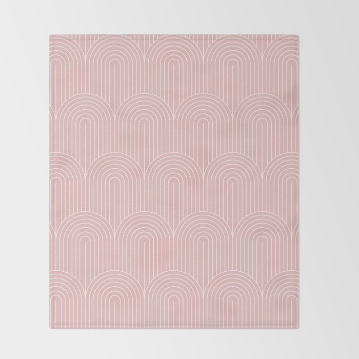 Art Deco Arch Pattern XXV Throw Blanket Gallery Image 2