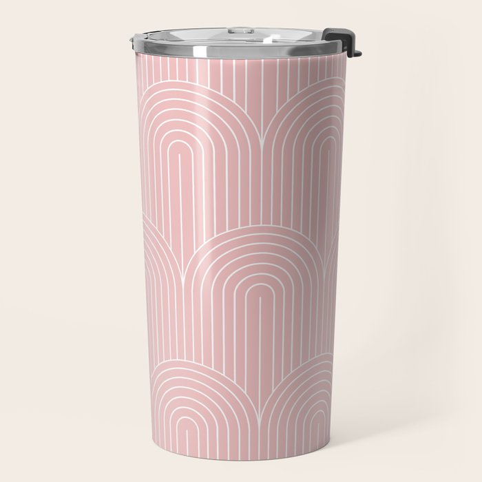 Art Deco Arch Pattern XXV Travel Mug Gallery Image 2