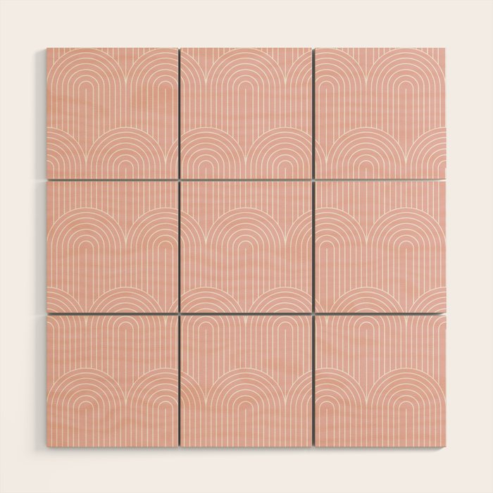 Art Deco Arch Pattern XXV Wood Wall Art Gallery Image 1