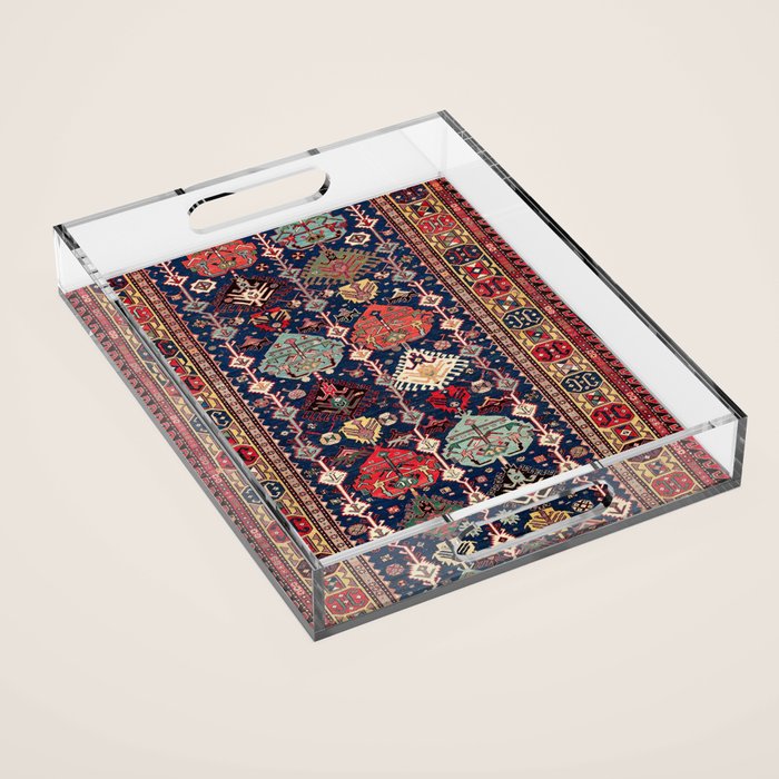 Kuba Sumakh East Caucasus Flatweave Print Acrylic Tray Gallery Image 1