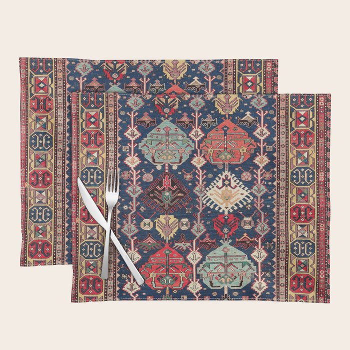 Kuba Sumakh East Caucasus Flatweave Print Placemat Gallery Image 1