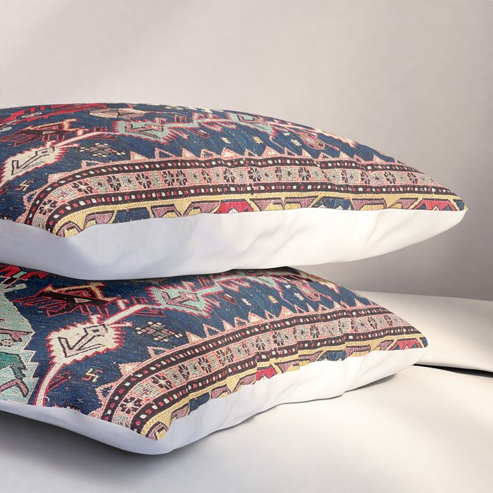 Kuba Sumakh East Caucasus Flatweave Print Pillow Sham Gallery Image 3