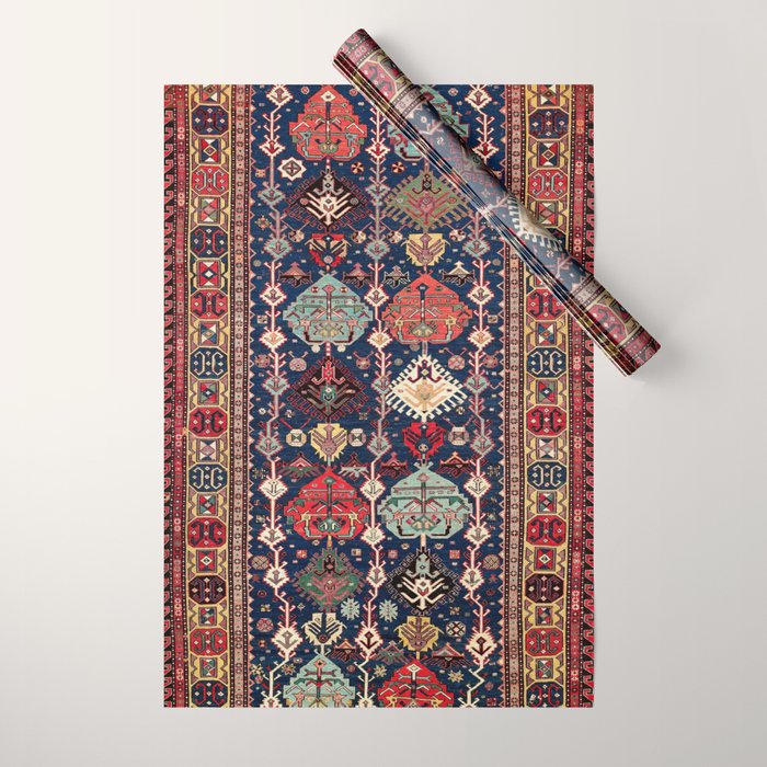 Kuba Sumakh East Caucasus Flatweave Print Wrapping Paper Gallery Image 1
