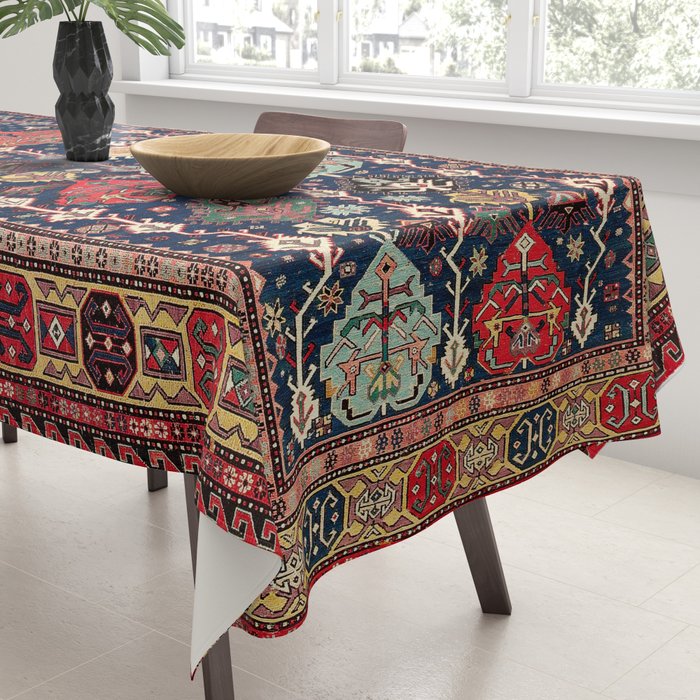 Kuba Sumakh East Caucasus Flatweave Print Tablecloth Gallery Image 3