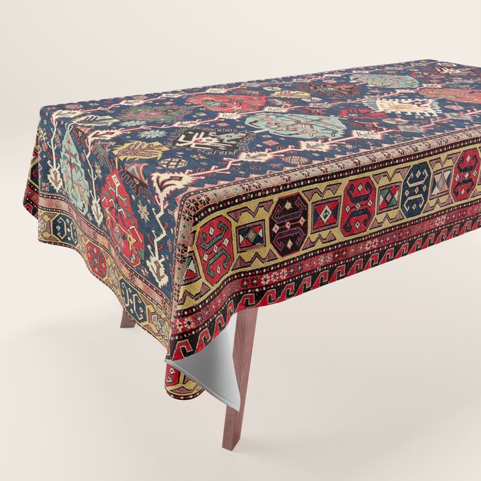 Kuba Sumakh East Caucasus Flatweave Print Tablecloth Gallery Image 1
