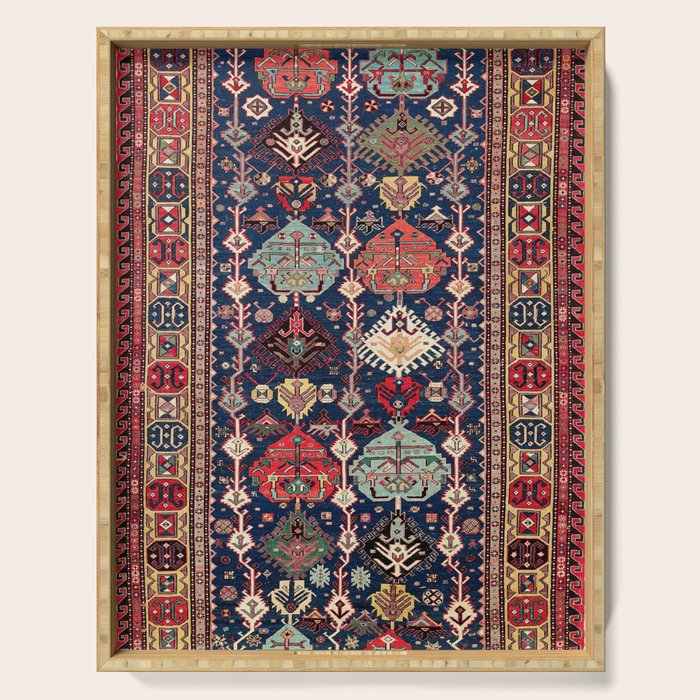 Kuba Sumakh East Caucasus Flatweave Print Serving Tray Gallery Image 1