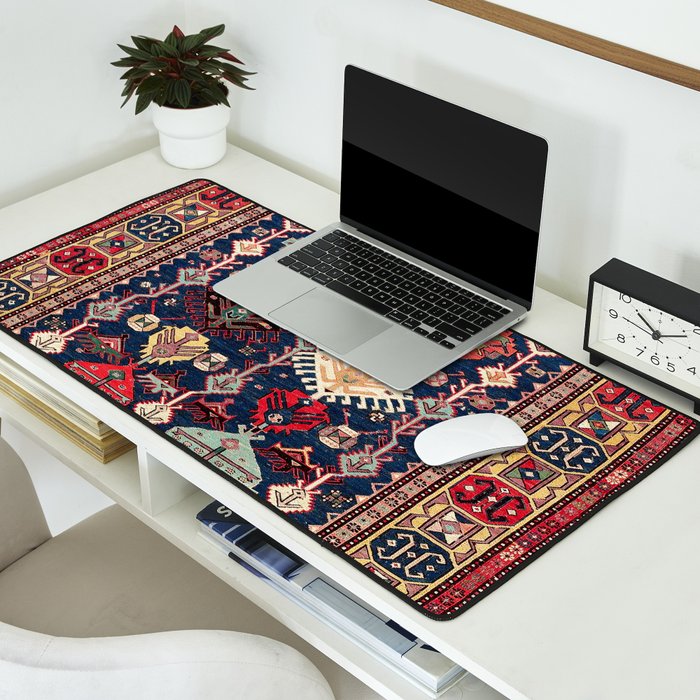 Kuba Sumakh East Caucasus Flatweave Print Desk Mat Gallery Image 2