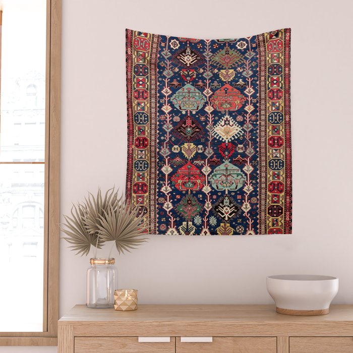 Kuba Sumakh East Caucasus Flatweave Print Wall Tapestry Gallery Image 2