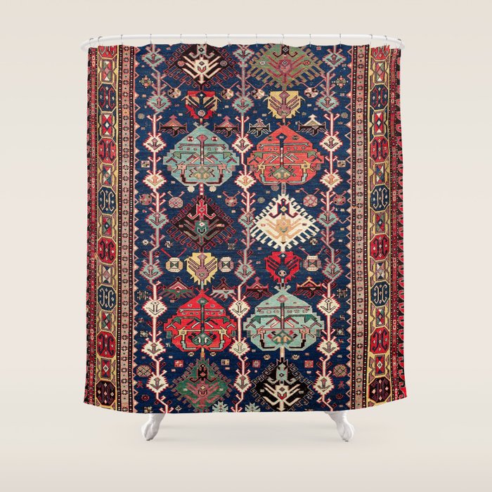 Kuba Sumakh East Caucasus Flatweave Print Shower Curtain Gallery Image 1