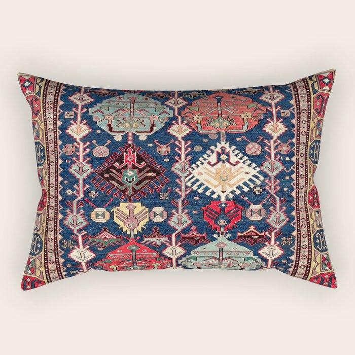 Kuba Sumakh East Caucasus Flatweave Print Rectangular Pillow Gallery Image 1