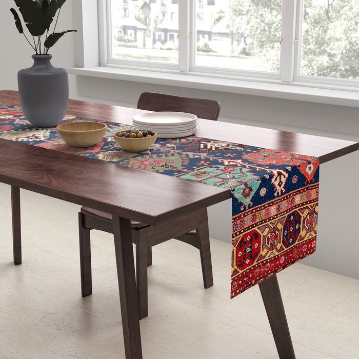 Kuba Sumakh East Caucasus Flatweave Print Table Runner Gallery Image 2