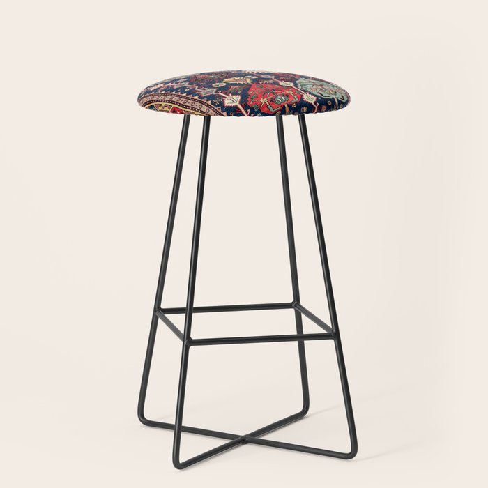 Kuba Sumakh East Caucasus Flatweave Print Stool Gallery Image 1