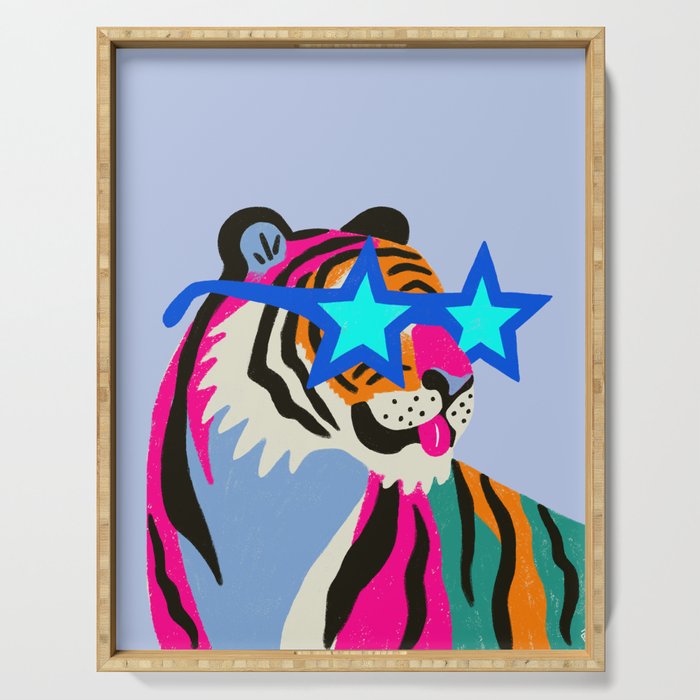 Star tiger Serving Tray Gallery Image 1