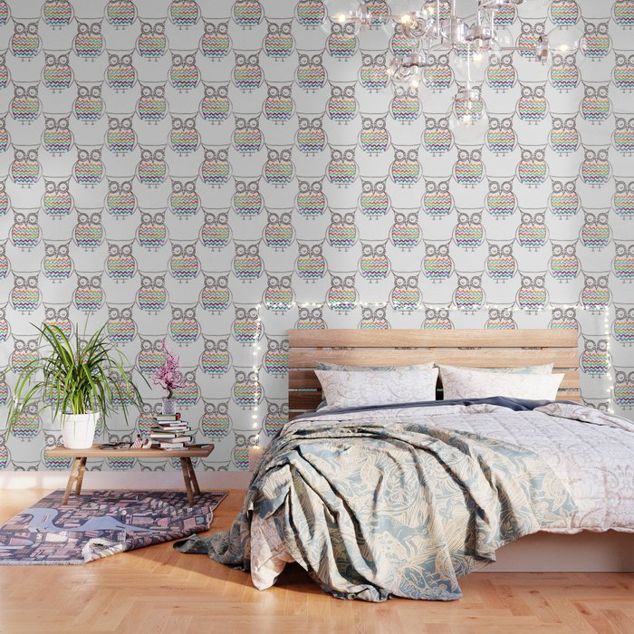 Chevron Owl Wallpaper Gallery Image 3