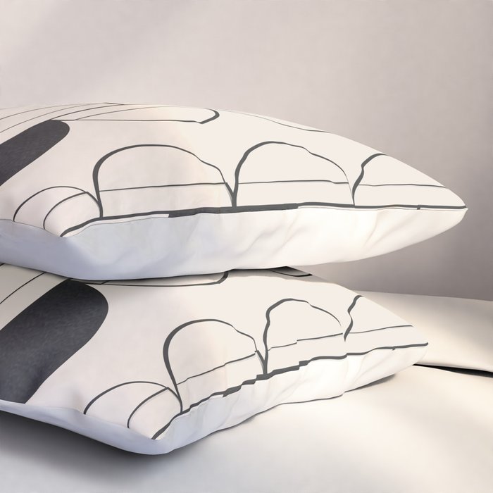 Lines in Motion 5 Pillow Sham Gallery Image 3